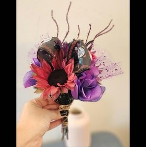 Mini Artificial Hand Bouquet Spooky Theme